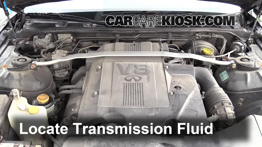 1998 Infiniti Q45 4.1L V8 Transmission Fluid Check Fluid Level